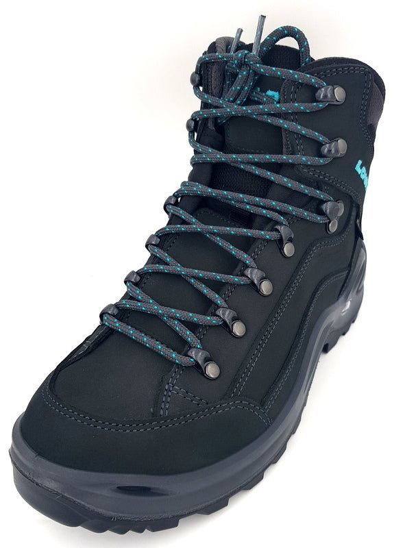 Lowa Renegade GTX Mid Ws asphalt-türkis - Winzer Gesunde Schuhe