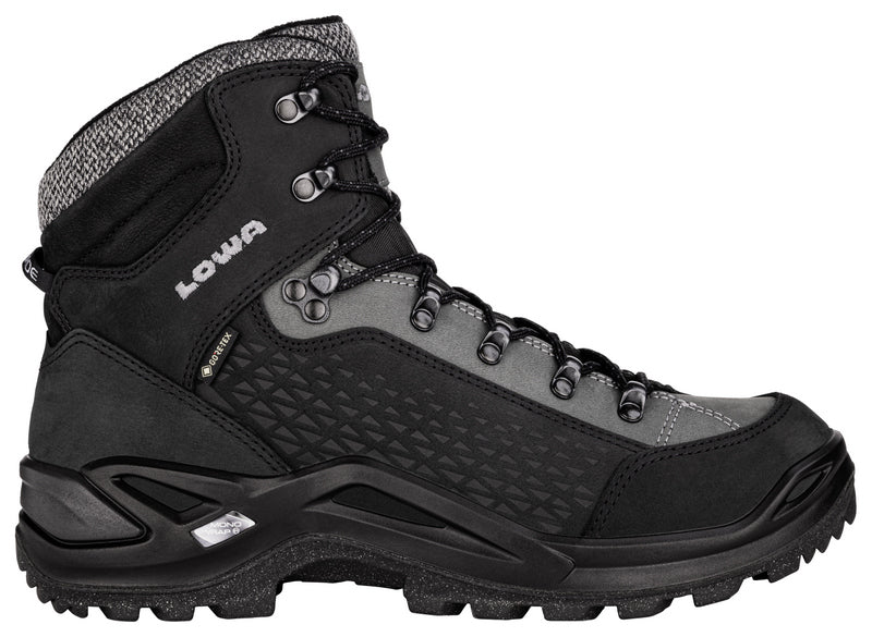 Lowa Renegade warm GTX MID schwarz/grau - Winzer Gesunde Schuhe