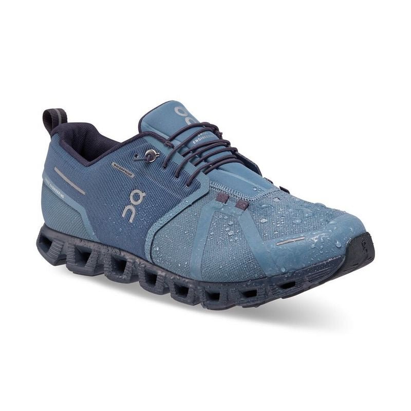 On Running Cloud 5 Waterproof metal/navy women - Winzer Gesunde Schuhe