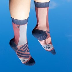 On Running HIgh Socks D Ox Navy - Winzer Gesunde Schuhe