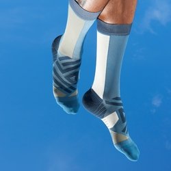 On Running HIgh Socks H Storm-Moss - Winzer Gesunde Schuhe