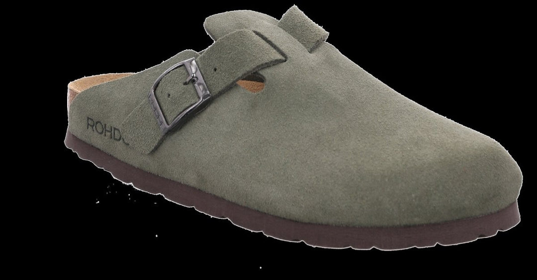 Rohde Pantolette Herren olive - Winzer Gesunde Schuhe