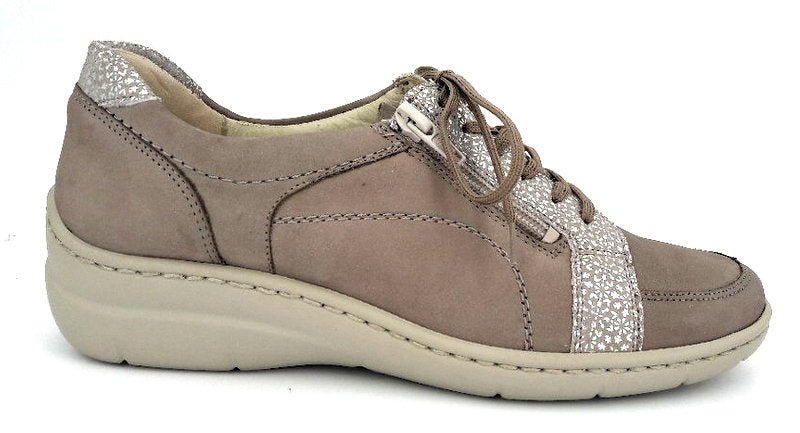 Waldläufer Hania beige-platin - Winzer Gesunde Schuhe