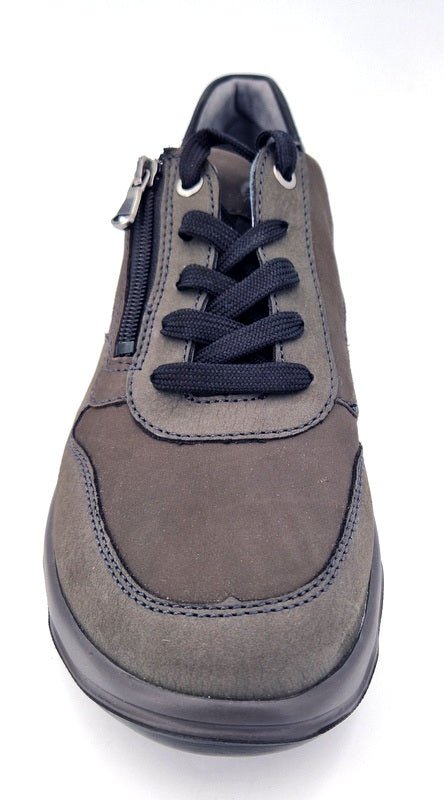 Waldläufer Herren Halbschuh H-Max schwarz carbon - Winzer Gesunde Schuhe